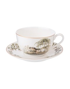 Чашка с блюдцем Lefard Березки / 85-2007