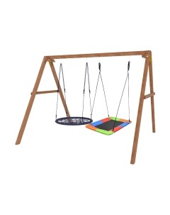 Качели National Tree Company Деревянные с гнездом Лодка и гнездом 100 / Р911-58 National tree company