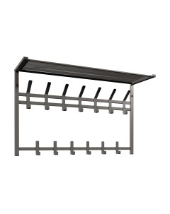 Вешалка для одежды ЗМИ Торонто 32 с полкой / ВСПТ32 Zmi