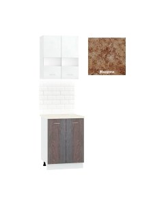 Комплект кухонных модулей Кортекс-мебель Корнелия Экстра 60р2д