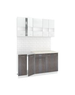 Кухонный гарнитур Кортекс-мебель Корнелия Экстра 1.5м