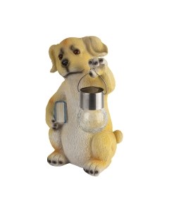 Садовая фигура-светильник Умный пес ERASF22-09 / Б0053354 Эра