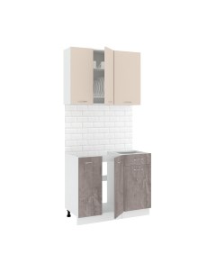Кухонный гарнитур Кортекс-мебель Корнелия Лира-лайт 1.0м без столешницы
