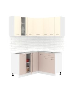 Кухонный гарнитур Кортекс-мебель Корнелия Лира 1.5x1.4 без столешницы