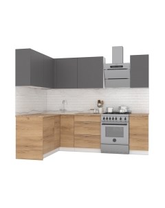 Кухонный гарнитур Интермебель Микс Топ-24 1.9x1.52м левая