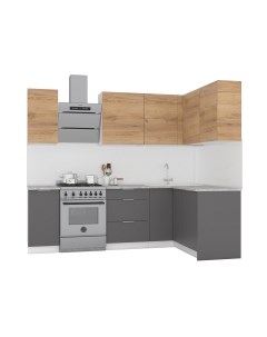 Кухонный гарнитур Интермебель Микс Топ-21 1.9x1.42м правая