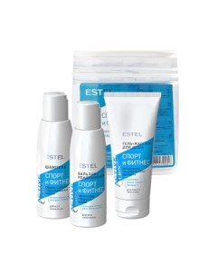 Набор косметики для тела и волос Estel Curex Active шампунь 100мл+бальзам 100мл+гель д/душа 100мл