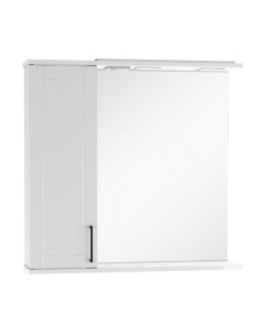 Шкаф с зеркалом для ванной Домино Charlie 80