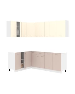 Кухонный гарнитур Кортекс-мебель Корнелия Лира 1.5x2.2 без столешницы