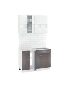 Кухонный гарнитур Кортекс-мебель Корнелия Экстра 1.2м без столешницы