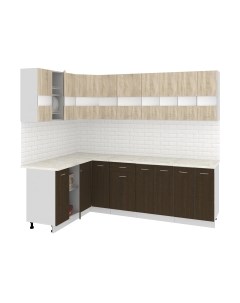 Кухонный гарнитур Кортекс-мебель Корнелия Экстра 1.5x2.5м