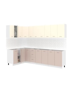 Кухонный гарнитур Кортекс-мебель Корнелия Лира 1.5x2.9 без столешницы