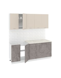 Кухонный гарнитур Кортекс-мебель Корнелия Лира 2.0м