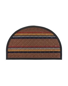 Коврик грязезащитный ComeForte Уют Мультиколор полукруглый 60x90 Comeforte