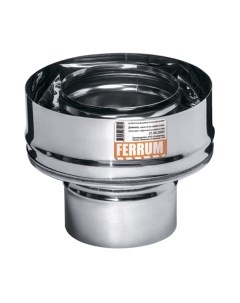 Переходник для дымохода Ferrum 304/0.8мм Ф150x210 / f3729