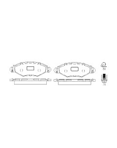 Тормозные колодки Patron PBP1378 Патрон