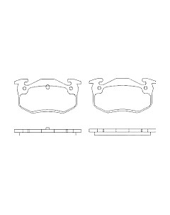 Тормозные колодки Patron PBP877 Патрон