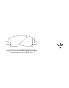 Тормозные колодки Patron PBP1621 Патрон
