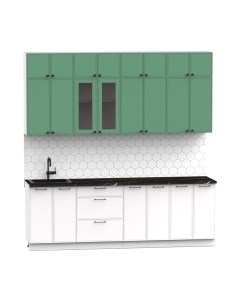 Кухонный гарнитур Лион-8 В-1 2.4м Интермебель