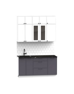 Кухонный гарнитур Лион-2 В-1 1.6м Интермебель