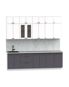 Кухонный гарнитур Лион-9 В-1 2.6м Интермебель