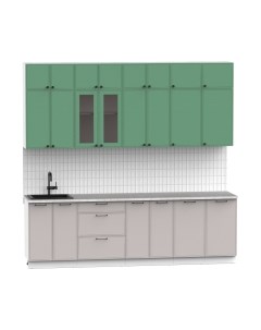 Кухонный гарнитур Лион-9 В-1 2.6м Интермебель