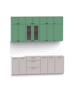 Кухонный гарнитур Лион-7 2.2м без столешницы Интермебель