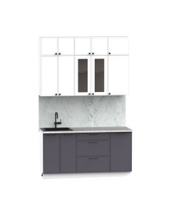 Кухонный гарнитур Лион-2 В-1 1.6м Интермебель