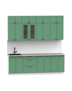 Кухонный гарнитур Лион-8 В-1 2.4м Интермебель