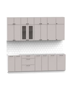 Кухонный гарнитур Лион-9 2.6м без столешницы Интермебель