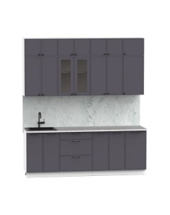 Кухонный гарнитур Лион-7 В-1 2.2м Интермебель