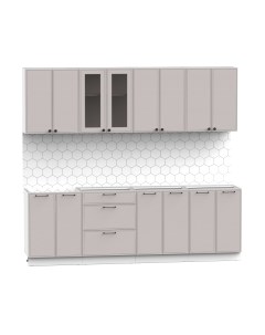 Кухонный гарнитур Лион-18 2.4м без столешницы Интермебель