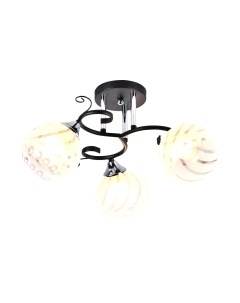 Потолочный светильник Mirastyle MH-1211B/3 BK+CR