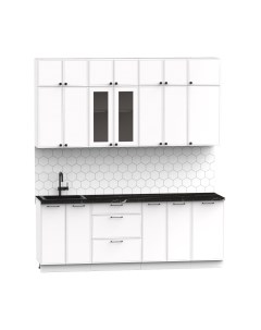 Кухонный гарнитур Лион-7 В-1 2.2м Интермебель