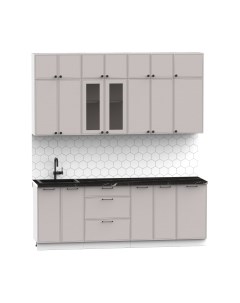 Кухонный гарнитур Лион-7 В-1 2.2м Интермебель