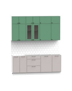 Кухонный гарнитур Лион-6 2.1м без столешницы Интермебель