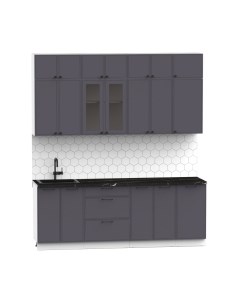 Кухонный гарнитур Лион-7 В-1 2.2м Интермебель