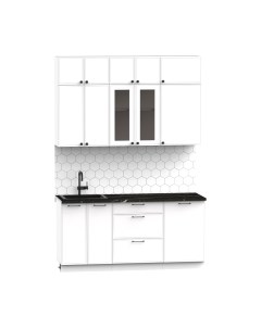 Кухонный гарнитур Лион-3 В-1 1.7м Интермебель