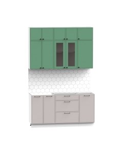 Кухонный гарнитур Лион-2 1.6м без столешницы Интермебель