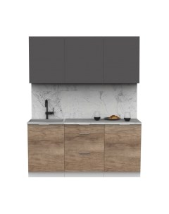 Кухонный гарнитур Интермебель Микс Топ-3 1.7м