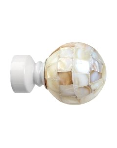 Набор наконечников для карниза Lm Decor YF072 Шар перламутр 25мм Lm decor