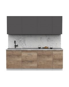 Кухонный гарнитур Интермебель Микс Топ-7 2.2м