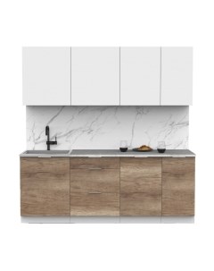 Кухонный гарнитур Интермебель Микс Топ-6 2.1м