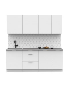 Кухонный гарнитур Интермебель Микс Топ-6 2.1м