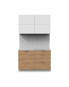 Кухонный гарнитур Интермебель Микс Топ-31 1.2м без столешницы