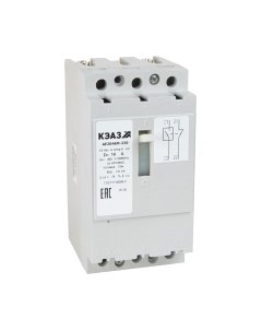 Выключатель автоматический КЭАЗ АЕ 2046М-100-1.6А-12IH-400AC-У3 / 104614 Кэаз