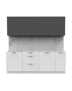 Кухонный гарнитур Интермебель Микс Топ-7 2.2м без столешницы