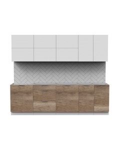 Кухонный гарнитур Интермебель Микс Топ-39 2.6м без столешницы