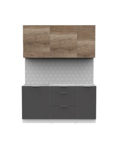 Кухонный гарнитур Интермебель Микс Топ-2 1.6м без столешницы