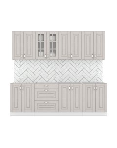 Кухонный гарнитур Интермебель Бостон-8 2.4 без столешницы